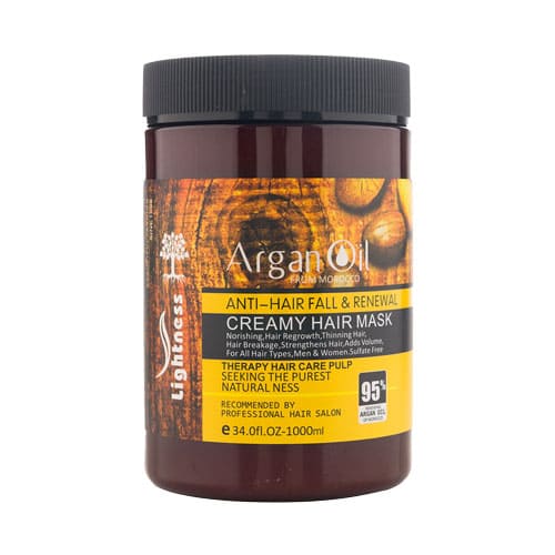 ماسک مو بدون سولفات حاوی روغن آرگان لایتنس کد825